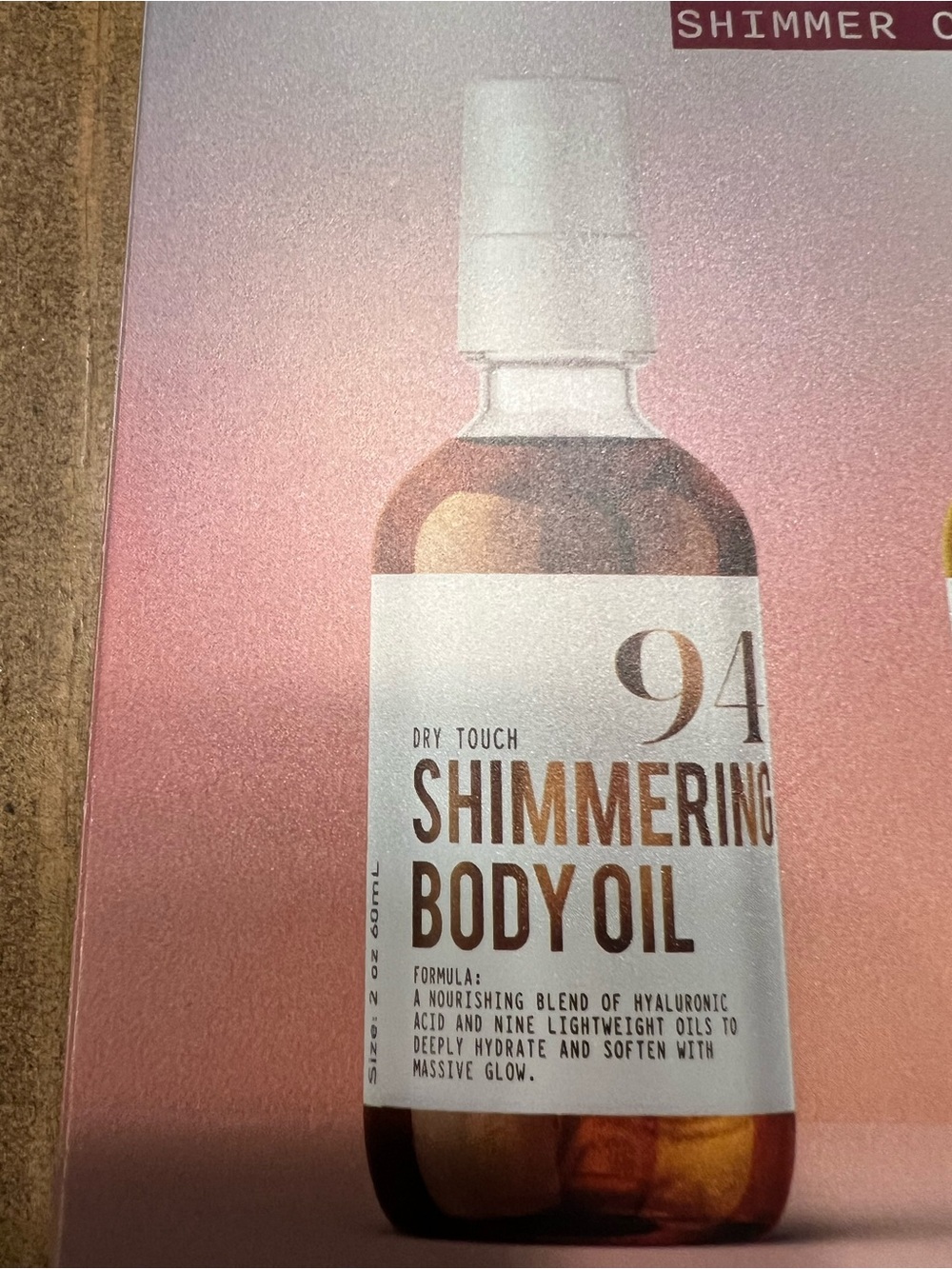 MIIM.MIIC The Glow Edit Shimmering Body Oil Trio - Pink - Picture 2 of 7